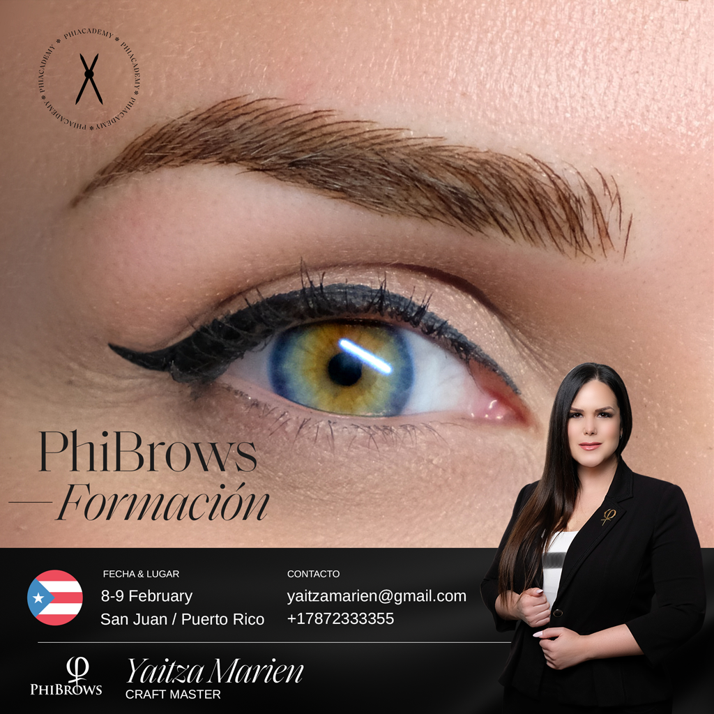 Curso Phibrows Microblading: San Juan, PR – Febrero 8/9